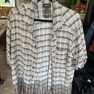 CLAIBORNE, Mens, Sz XLarge, Short Sleeve Shirt